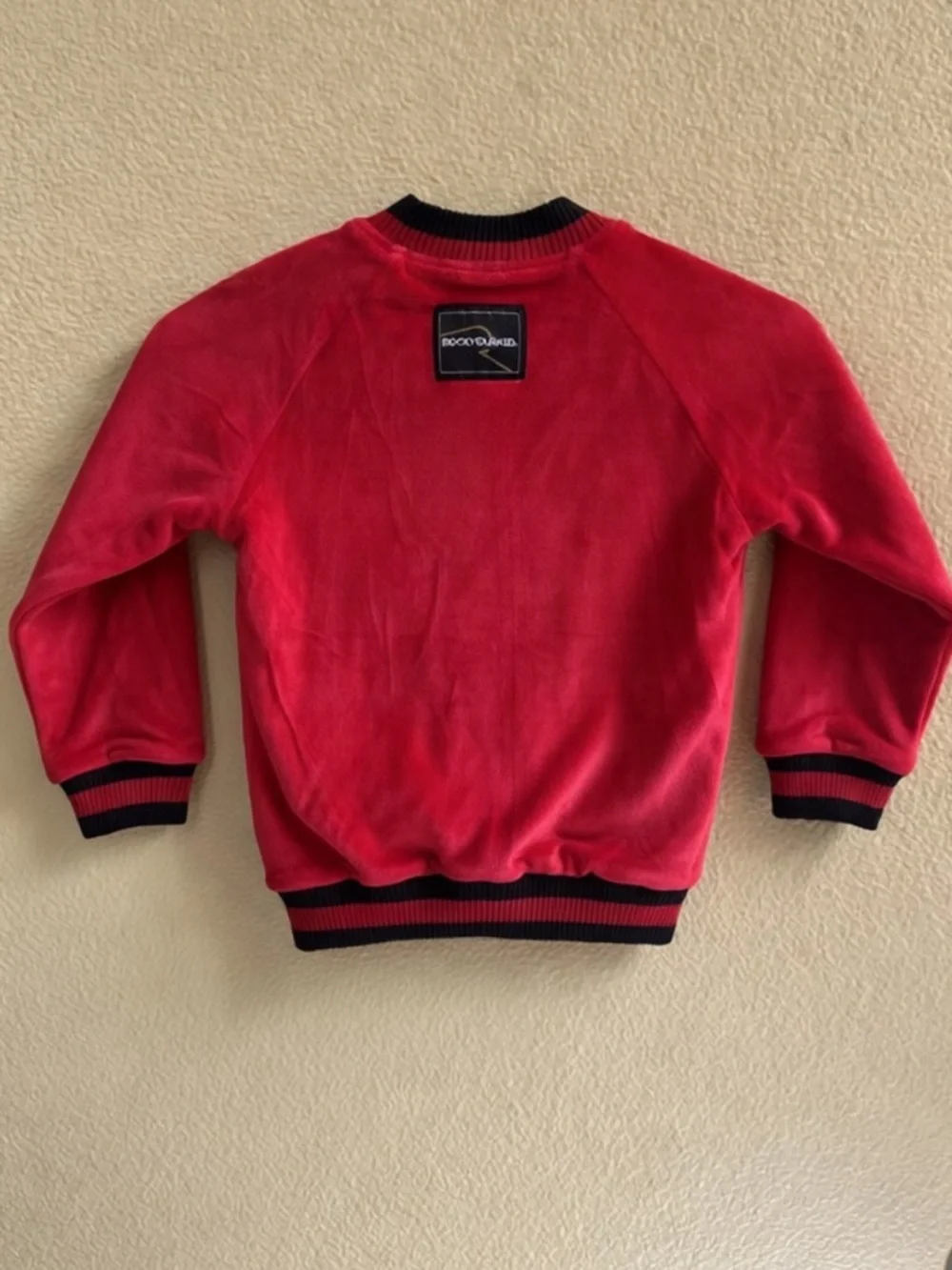 Rock Your Kid Reversible Satin & Velour Bomber Jacket Rose Size 4